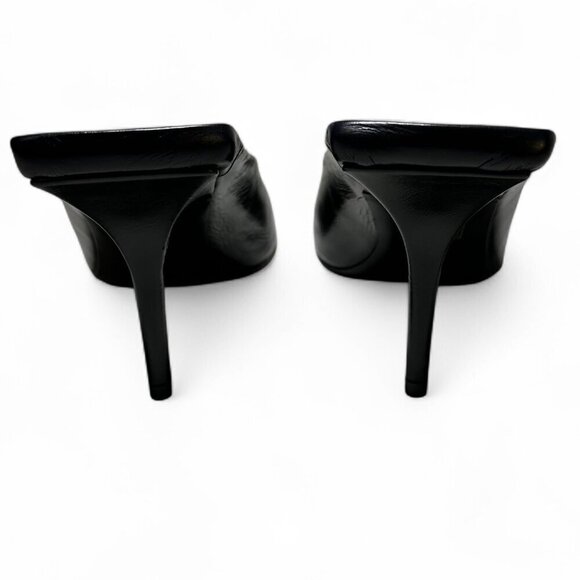 Balenciaga Women's Black Square Knife BB Mule Size 38 NEW IN BOX - Picture 3 of 16